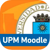 icono de la aplicación UPM Moodle
