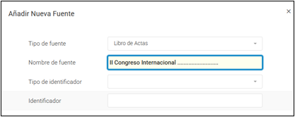 Campo Congreso añadido